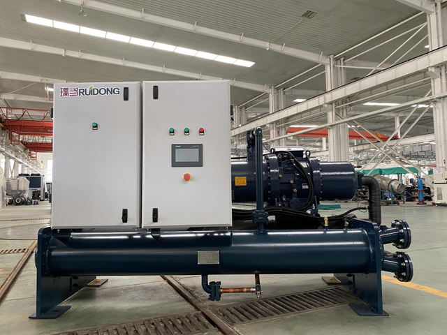 Industrieller wassergekühlter Schraubenwasserkühler mit Einzelkompressor 200 kW-1500 kW