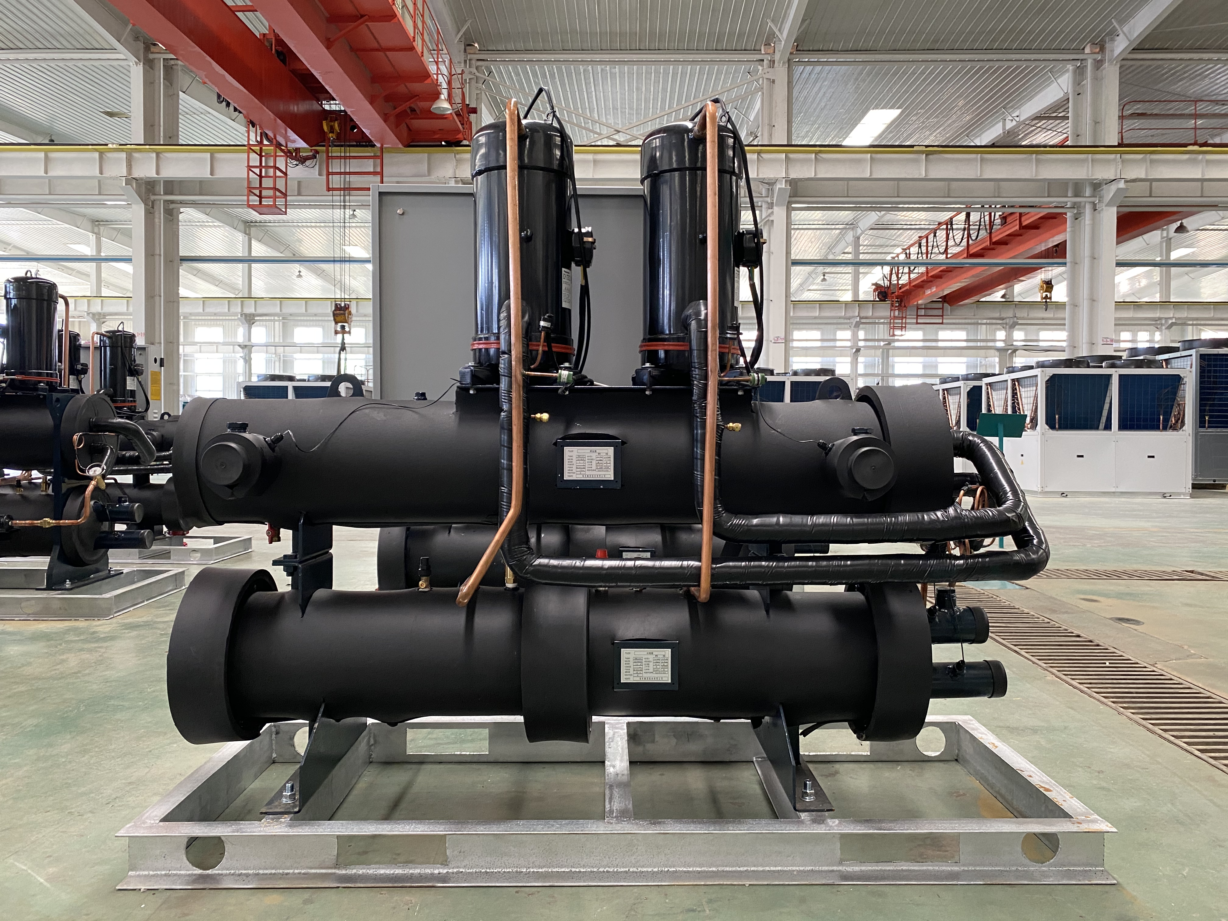 Doppelkompressor-Scroll-Typ Panasonic Copeland Industrial Water Cooled Chiller