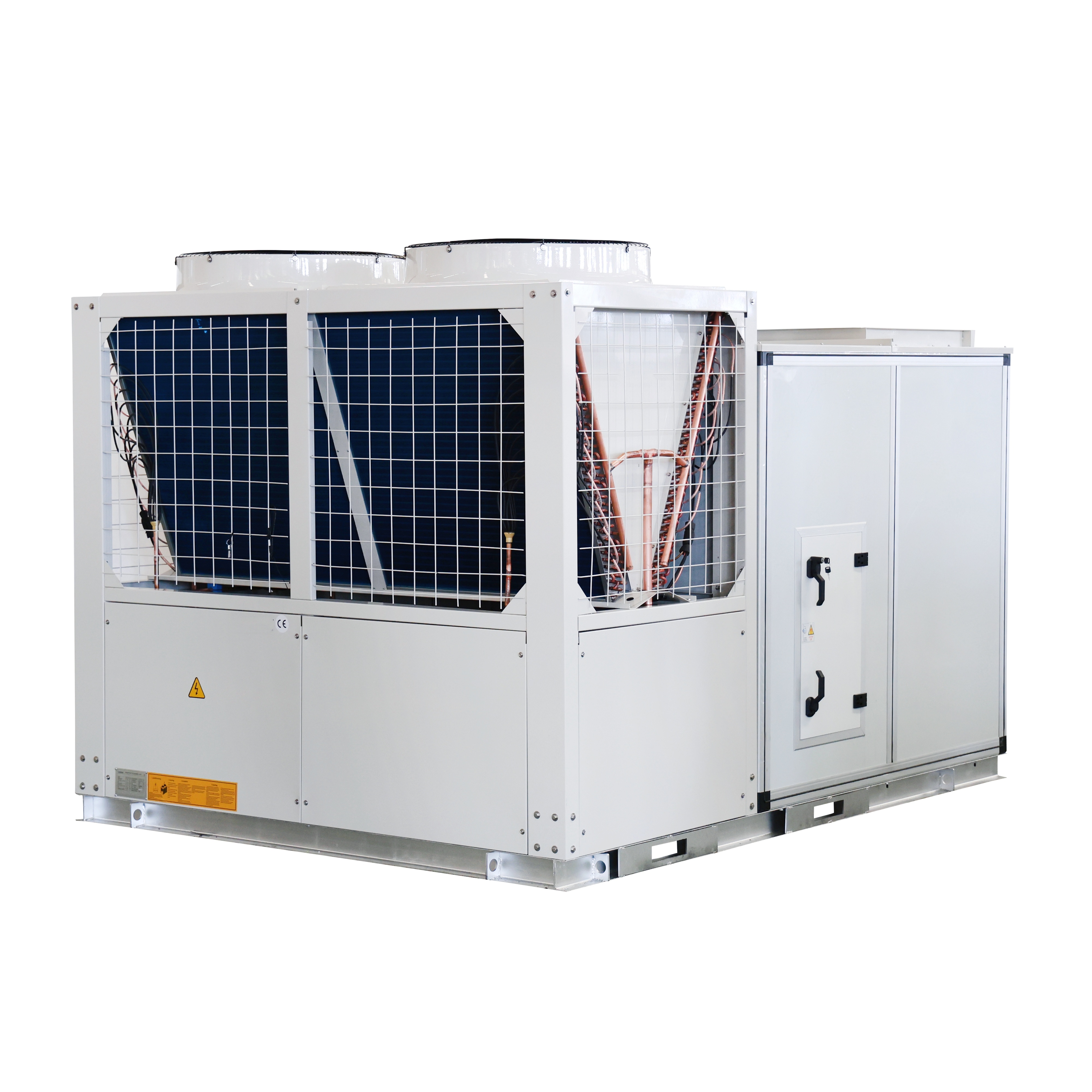  90 kW 105 kW 120 kW kommerzielle Klimaanlage Hochleistungsverpackte Einheit Dach für große Räume