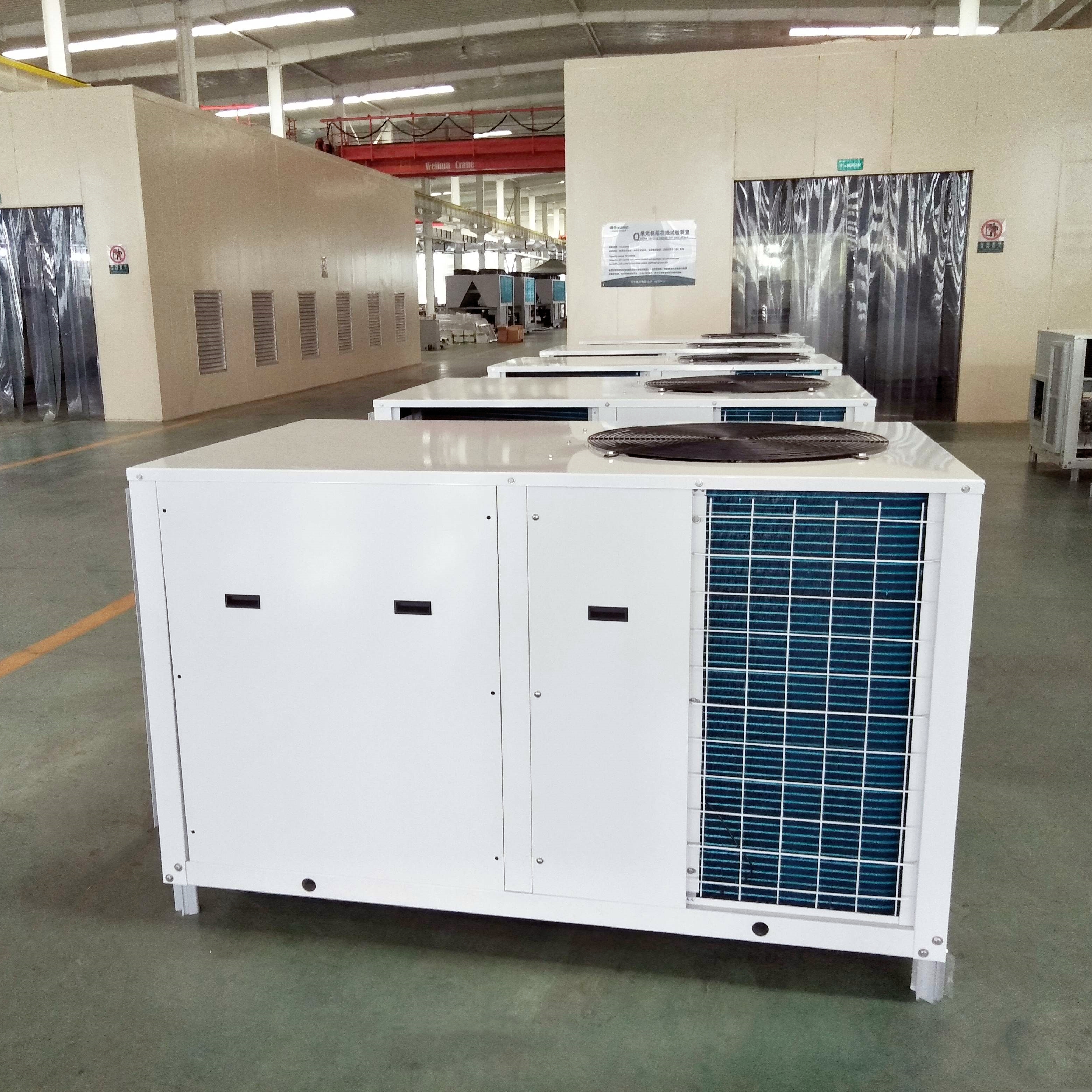 28 kW 35 kW 50 kW kommerzielle Klimaanlage Dachpackt mit horizontaler Versorgung